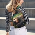 thumbnail image 6 of Yiaed Daisy Sleeping Sloth Print Backpack, Premium Laptop Backpack, Travel Backpack for Women, Lightweight Backpacks, Comfortable Back Pack-Medium, 6 of 7