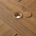 thumbnail image 2 of Better Homes & Gardens Kennedy Pointe Steel Patio Outdoor Dining Table, Brown, 2 of 8