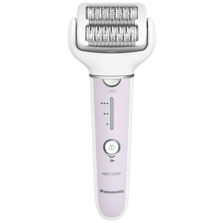 Panasonic Epilator with Gentle Cap, Electric Hair Remover for Home, 3 Speeds, Wet Dry - ES-EY30-V