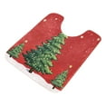 thumbnail image 3 of IAUYY Set of 2 Inch Bath Mat Thick Soft Plush Shower Mat TPR Backing Material Non Slip Bath Mats for Bathroom for Tub Shower Hotel Small Christmas Tree, 3 of 9
