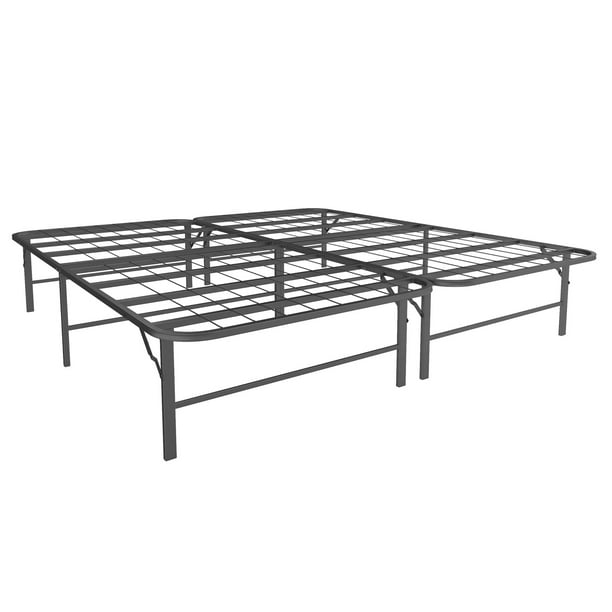 Mainstays Metal Platform Bed Frame/Foundation, Black, Multiple Sizes