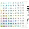 thumbnail image 3 of 10 Sheets 1 to 500 Reflective Laser Number Stickers Self Adhesive Label Stickers Small Round Waterproof Organizing Stickers for Home School Office Decoration, 3 of 7