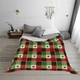 thumbnail image 2 of YFYANG Lightweight Warm Flannel Blanket, Christmas Love Plaid Throw Blanket for Bed, Sofa, Travel, Camping, 40"x30", 2 of 7