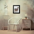 thumbnail image 4 of Fab Funky 15x18 Black Modern Framed Museum Art Print Titled - Llama Owls, Full Book Print, 4 of 5