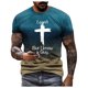 thumbnail image 1 of Playeras Deportivas Para Hombre, Camisa Con Degradado Teñida, Fresca Y Fina, Transpirable, Con Cuello Colgante, 1 of 6