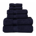 thumbnail image 1 of Ensemble de Serviettes en Coton Peigné 900GSM 6 Pcs Bleu Marine, 1 of 5