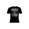 thumbnail image 5 of Father's Day Man Myth Legend Men's and Big Men's Graphic Tee from Way to Celebrate, Sizes S-3XL, 5 of 5