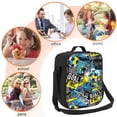 thumbnail image 5 of Bingfone Goal Time Reusable Insulated Lunch Bag Cooler For Work School Picnic Or Travel, 5 of 7