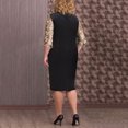 thumbnail image 6 of IDALL Long Sleeve Dress,Petite Dresses Women Plus Size Sequin Short Midi Dress Ladies Cocktail Evening Party Dress Elegant Dresses,Womens Dresses,Casual Dresses for Women Gold Dress L, 6 of 9