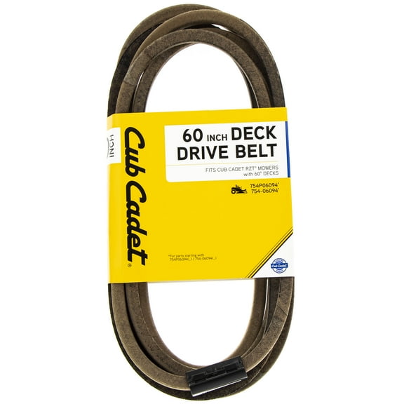 CUB CADET 754P06094 Deck Drive Belt Ultima ZT2 ZT3 ZTX4 ZTX5 ZTX6 60" Mowers