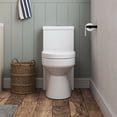 thumbnail image 4 of DeerValley Liberty Compact Toilets One-Piece Toilet With High-Efficiency Flush Round Toilet for Space-Saving Floor Mounted 12 in. Rough In 1-Piece 1.1/1.6 GPF Dual Flush (Seat Included), 4 of 17