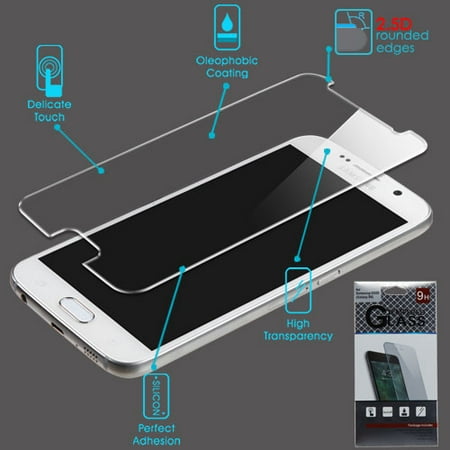 For Samsung Galaxy S6 Clear Tempered Glass LCD Screen Protector Film