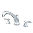 thumbnail image 1 of Kingston Brass KS4321GL 8 Inch -18 Inch Widespread Roman Tub Filler - Polished Chrome, 1 of 2