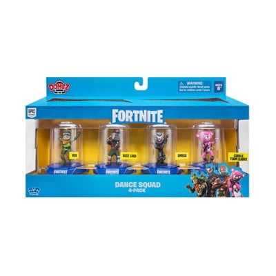 Squad Dance Fortnite Domez Fortnite Dance Squad Action Figures 4pk Walmart Com Walmart Com
