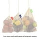 thumbnail image 4 of Naiovety Bolsa de malla con cordón para frutas y verduras, bolsas de red para cocina, contenedor de alimentos, organizador de almacenamiento, Almacenamiento y organización del hogar 30x35cm, 4 of 6
