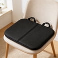 thumbnail image 1 of Coussin d'Assise Épaissi, Coussin de Chaise Portable et Pliable avec Rembourrage à Haute Résilience, pour Activité Extérieure, Noir, 1 of 5