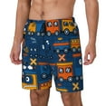 thumbnail image 2 of Uemuo Funny Steam Train Pattern Mens Swim Trunks Quick Dry Board Shorts with Mesh Lining, Stretch Beach Shorts Quick Dry No-Chafing Board Shorts-3X-Large, 2 of 9
