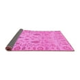 thumbnail image 2 of Ahgly Company Indoor Rectangle Abstract Pink Modern Area Rugs, 2' x 5', 2 of 4