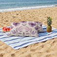 thumbnail image 5 of Outdoor Pillow Cover Spring Flowers Set of 2 Waterproof Throw Pillowcases Pink Purple Pastoral Decorative Patio Furniture Pillows for Couch Garden Indoor & Outdoor Use, 5 of 9
