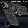 thumbnail image 4 of Compatible pour Samsung Galaxy A52 4G / A52s 5G / A52 5G Étui avec Support Anneau PC+TPU Compatible avec MagSafe PinkGold, 4 of 5