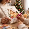 thumbnail image 2 of Qwtwty Christmas Pearl Art DIY Kit for Adults, Funny Christmas Gem Art Kit DIY Diamond Painting Crafts Kit for Home Wall Decor Holiday Gift, 2 of 8