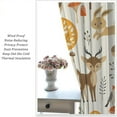 thumbnail image 5 of Kids Baby Woodland Curtains Forest Animals Cartoon Girls Children''s Cute Cartoon Funny Colorful Weeds Plants Fox Blackout Rod Pocket Curtains for Bedroom Living Room Window Drapes 42x54 Inch, 5 of 6