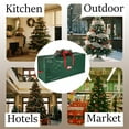 thumbnail image 5 of Bxaolu Christmas Tree Storage Bag, Fits for 6/7.5 ft Xmas Artificials, Dustproof&nbsp;Zippered Box with Reinforced Carrying Handles For All Year Round Christmas Storage, Green, 5 of 9