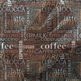 thumbnail image 3 of Coffee Tulle Curtains with Rod Pocket, Colorful Typography Pattern of Vertical Horizontal Words Caffeine Aroma Espresso, Sheer Drape for Wedding Party 2 Panels, 7 Sizes, Multicolor, by Ambesonne, 3 of 3
