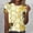 02 Khaki, variant on Women's White Bumblebee Print Short Sleeve T Shirt For Spring Garden Events Pollinator Awareness Days And Casual Outdoor Gatherings