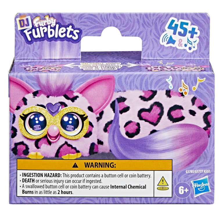 Furby DJ Furblets Kitt-Ee-Luv Mini Electronic Plush Toy for Girls