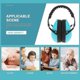 thumbnail image 2 of Sound Insulation Earmuff Children Sleeping Earmuff Practical Soundproof Earmuff, 2 of 2