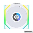 thumbnail image 1 of Ventilador Lian Li UNI SL LCD inalámbrico 120 mm ARGB blanco, 1 of 7