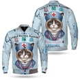 thumbnail image 3 of Just a Certified Nursing Assistant Cna Who Loves Her Ragdoll All Over Print 3D Baseball Jacket Cat Lover Kitten Owner Gifts Idea Bomber Jacket Softball - 00003, 3 of 6