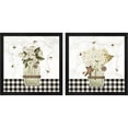 thumbnail image 1 of Great Art Now Bee Blessed & Grateful by Linda Spivey, 2 Piece Framed Art Set Each 13.25"W x 13.25"H, 1 of 4