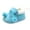Blue, variant on Baby Boys Girls Bownot Cute Cartoon Shoes Fleece Lined Soft Sole Slip On Cotton Booties Infant First Walker Winter Warm Crib Shoes