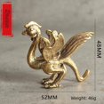 thumbnail image 4 of Adornos de cuatro bestias divinas de latón Qinglong Tigre blanco pinzón rosa Xuanwu cuadrado de bronce sala de estar salón de té muebles para el hogar, 4 of 5