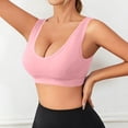 thumbnail image 4 of Hfnxid Sports Bras for Women High Support T-Shirt Bra Full Coverage Lift-Up Bralette Cozy V Neck Yoga Workout Bras, 4 of 9