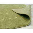 thumbnail image 3 of EORC Eastern Rugs LL4OL9X12 9 x 12 ft. Handmade Wool Green Transitional Solid Lori Baft Rug, 3 of 10