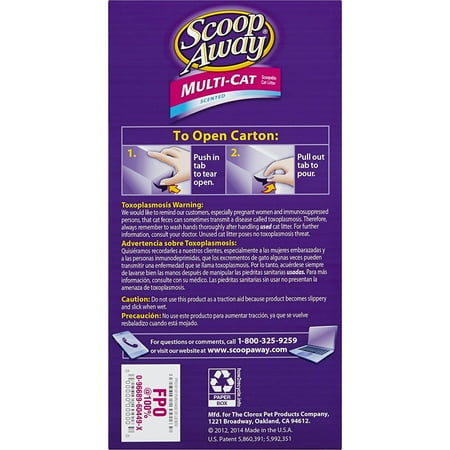 Scoop Away Clumping Cat Litter Multiple Cat Formula, 20-lb