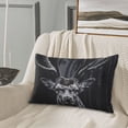 thumbnail image 5 of Hirioo Majestic Forest Stag for Plush Pillow Cover for Bedroom and Living Room ,Elegant, Comfortable Home Decor-14"x20", 5 of 6