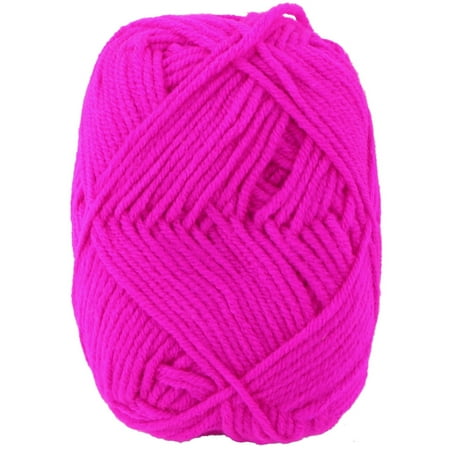 Fuchsia Crochet - Fiber Handmade Crochet Scarf Socks Gloves Sweater Knitting Yarn Cord Fuchsia 25g