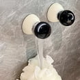 thumbnail image 2 of Yhmxh 2PCS Suction Cup Hooks for Shower, No Punch Bathroom Shower Hooks for Wall, Glass Door, Kitchen, Mirror, Tile, Removable Adhesive Towel Hooks for Hanging Towels, Robes, Bath Balls, 2 of 7