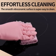 Weceleh 30 Electric Cooktop,4 Burners Built in Ceramic Stove,Electric Stove Top 6400W