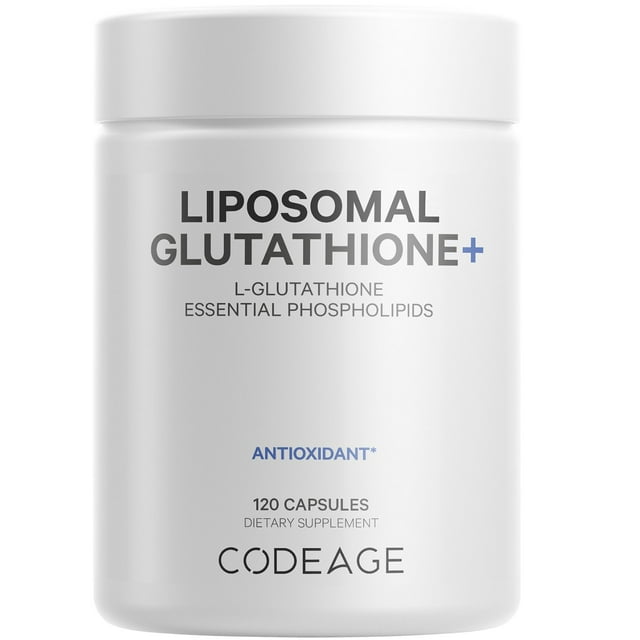 Codeage Liposomal Glutathione Antioxidant Capsules, 120 ct.