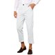 thumbnail image 4 of Pantalones a rayas INSPIRE CHIC para hombre, corte ajustado, frente plano, recortados y cónicos, blancos, talla 38, 4 of 5