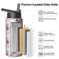 thumbnail image 2 of Halloween Stainless Steel 18oz Tumbler with Lid and Straw – Cute Skull Pumpkin Ghost Coffee Travel Mug – Insulated Cup Holiday Gift for Women Men, 2 of 6
