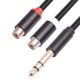 thumbnail image 3 of Adaptador de 6,35 mm a RCA Multi RCA hembra a 1/4 de pulgada para estudio / actuación en vivo WDOplteas Para estrenar, 3 of 9