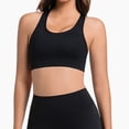 thumbnail image 2 of WAYUTE Womens Sports Bras with Integrated Fixed Pad for High Stretchy Running Absorbing and Shaping Back Design Wireless Bra, 2 of 7