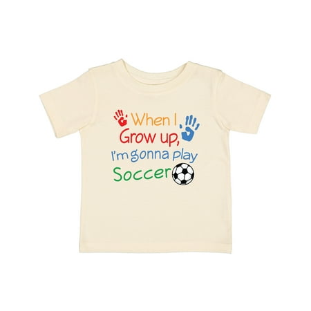 

Inktastic Future Soccer Player Childs Gift Baby Boy or Baby Girl T-Shirt