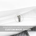 thumbnail image 4 of PiccoCasa Pure Cotton Pillowcases 2 Pcs Soft with Zipper White King, 4 of 7